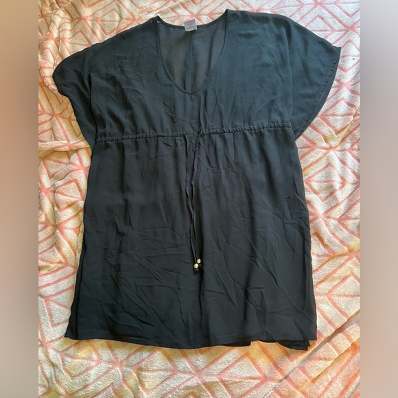 #276 Merona Black cover up - Picture 2 of 6